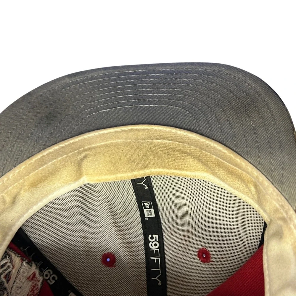 New Era St. Louis Cardinals Hat Men Size 8 Red Camo Busch Stadium Final Season
